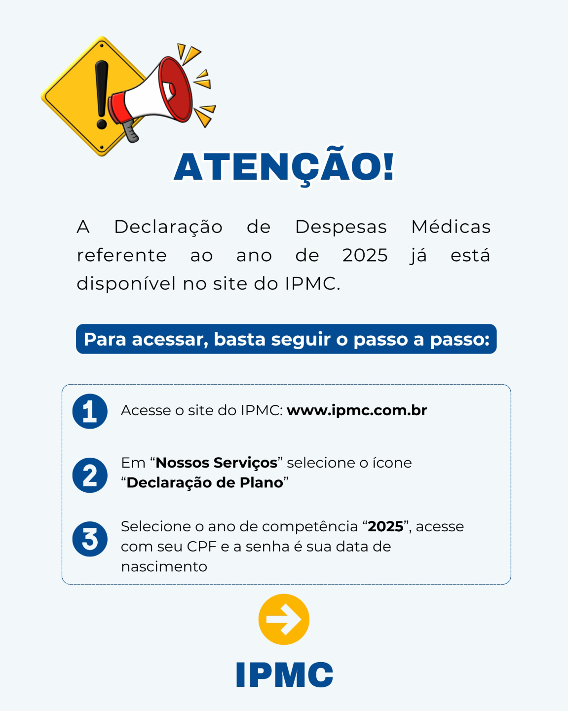 Declaração do Plano de Saúde para IRRF